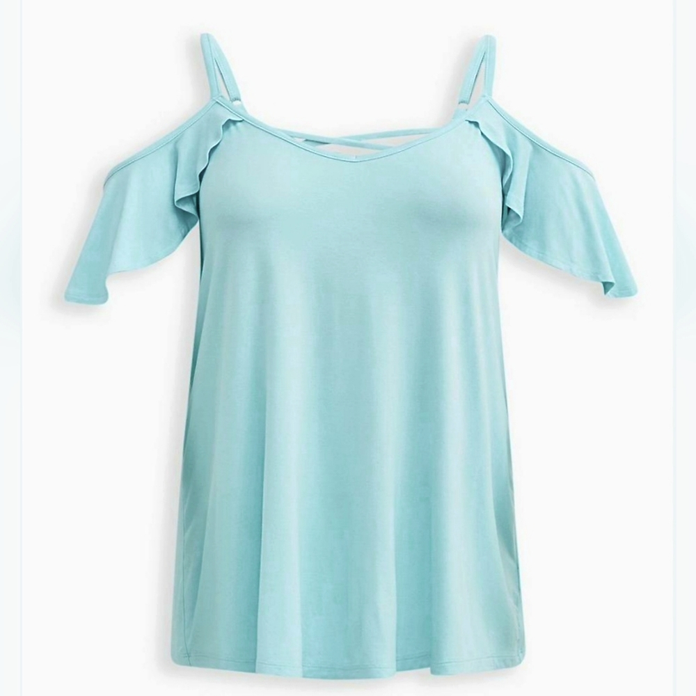 Torrid Cold Shoulder Top
